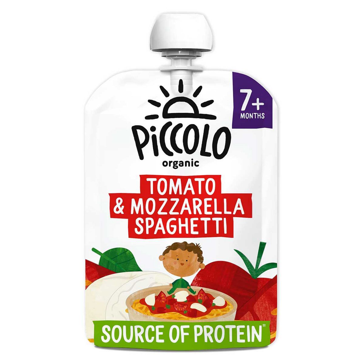 Piccolo Tomato mozzarella spaghetti 130g Baby Accessories & Cleaning Boots   