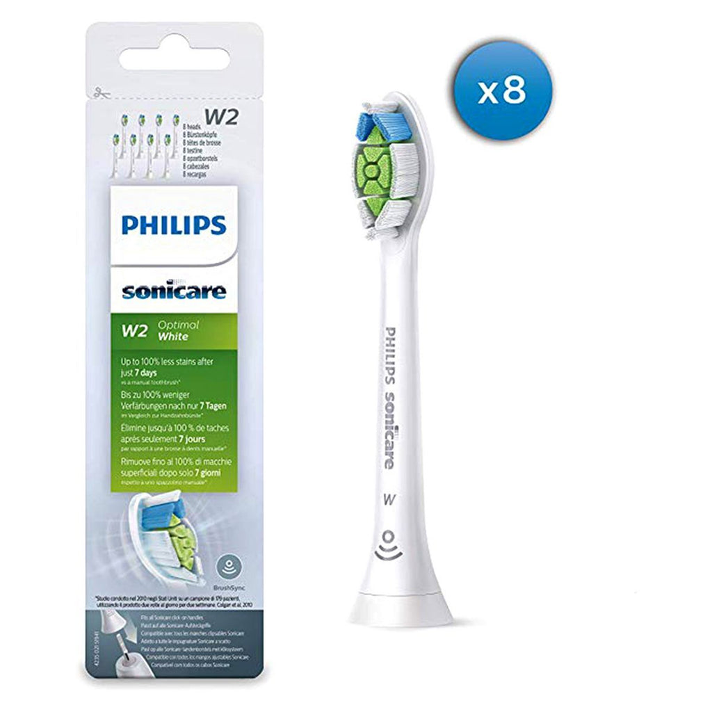 Philips Sonicare Optimal White replacement heads - 8pk, white – HX6068/12