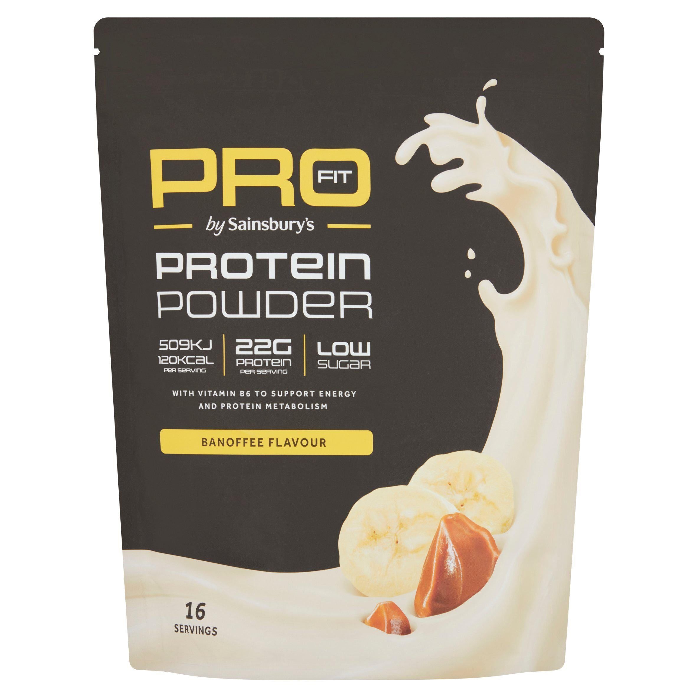 Sainsbury's Pro Fit Protein Powder Banoffee Flavour 500g GOODS Sainsburys   