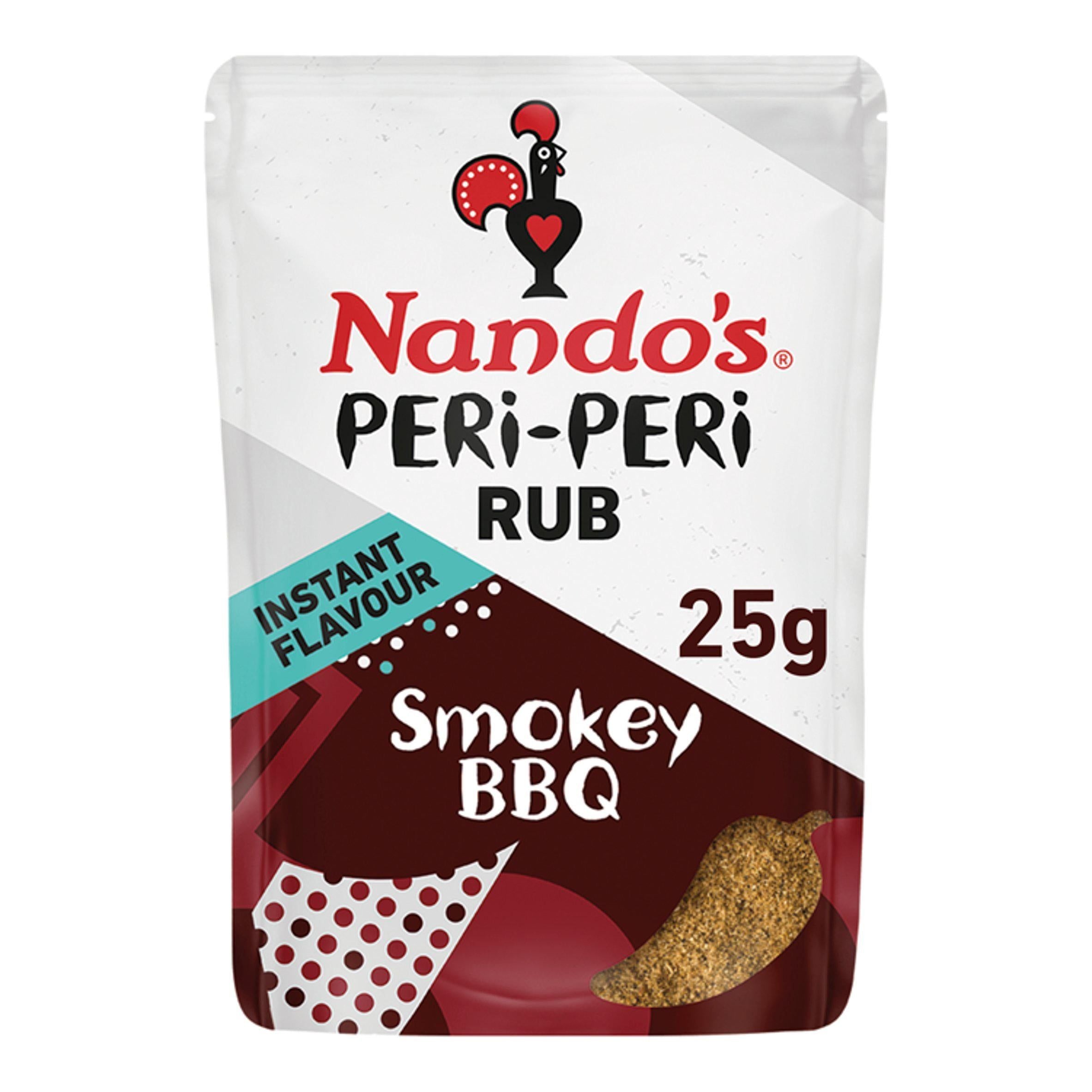 Nando's Peri Peri Rub BBQ 25g Herbs spices & seasoning Sainsburys   