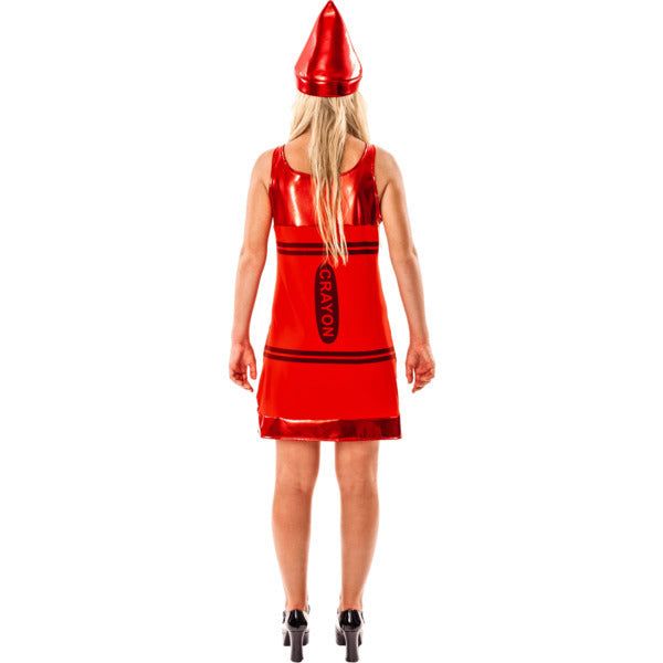 Orion Costumes Womens Red Crayon Fancy Dress Large GOODS Superdrug   