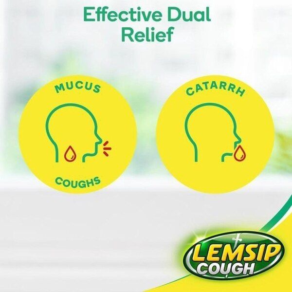 Lemsip Cough Liquid Mucus Cough & Catarrh Relief 180ml GOODS Superdrug   