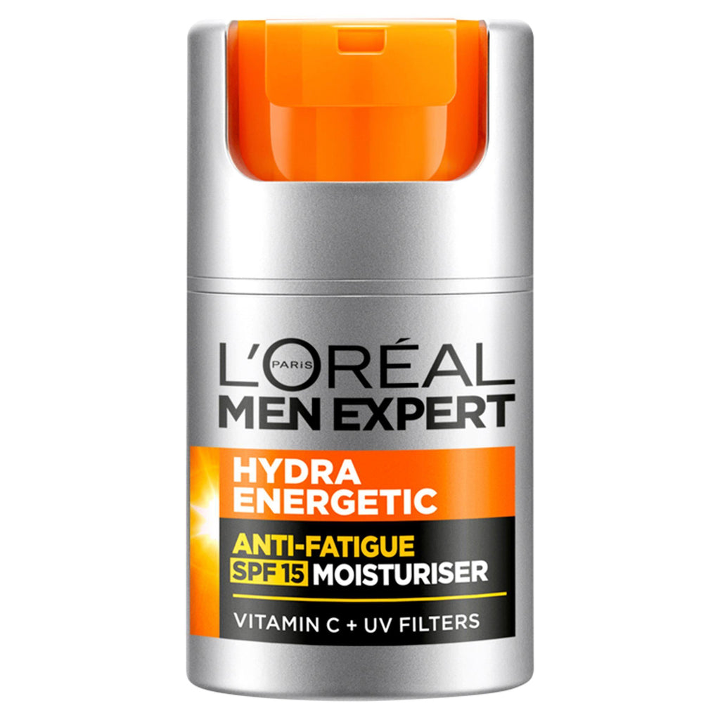 L'Oreal Men Expert Anti Fatigue Hydra Energetic Mens Moisturiser with SPF 15 & Vitamin C 50ml