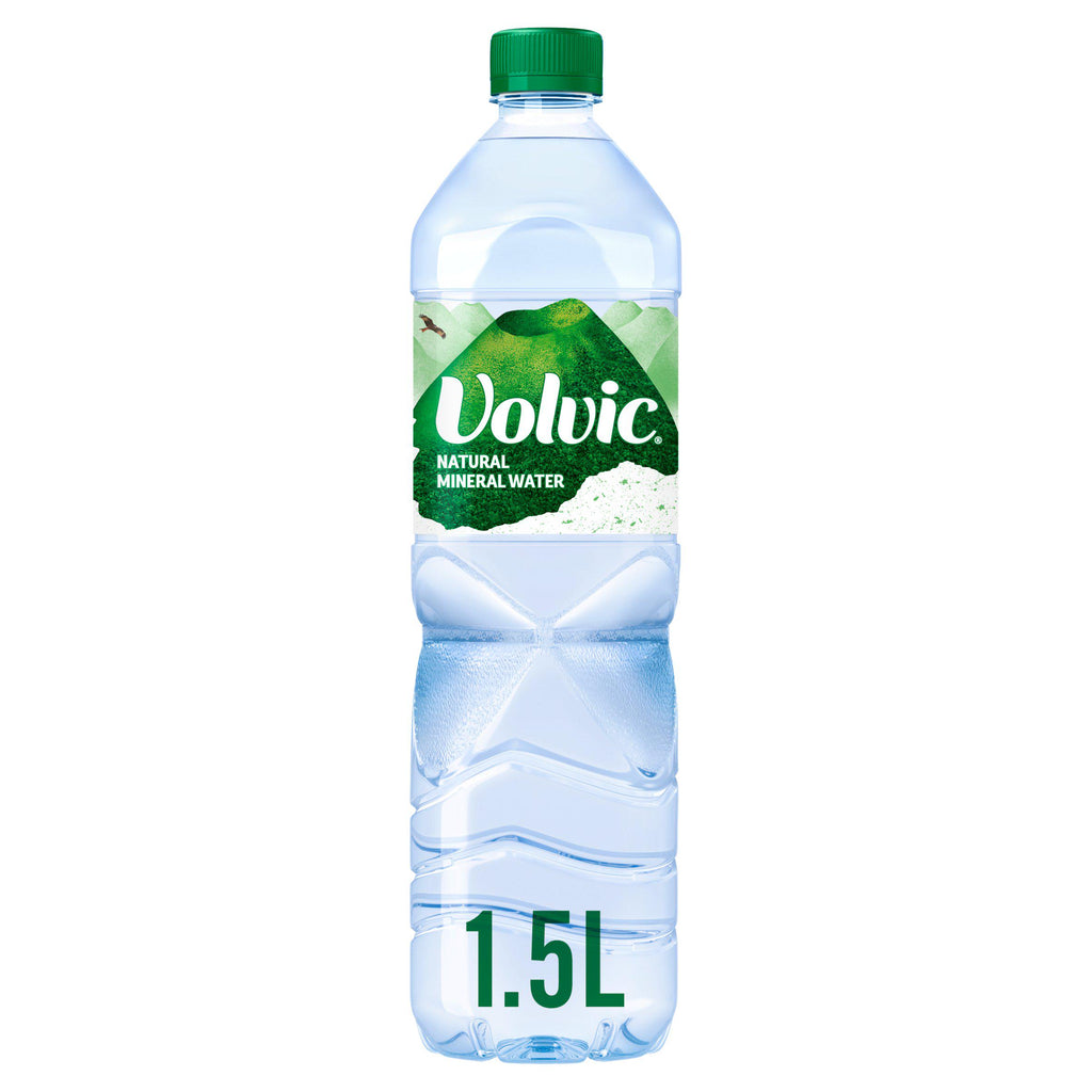 Volvic Natural Bottled Mineral Still Water 1.5L