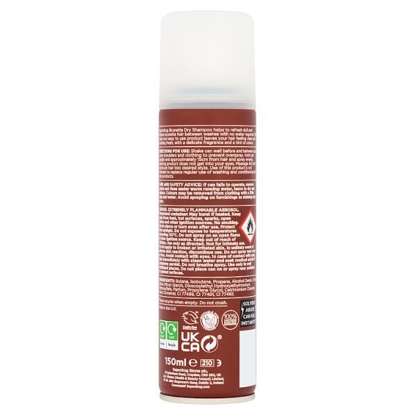 Superdrug Dry Shampoo Brunette 150ml GOODS Superdrug   