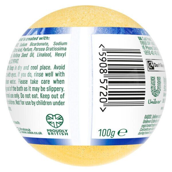 RADOX BATH BOMB BLUE/RASP 100G GOODS Superdrug   