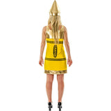 Orion Costumes Womens Yellow Crayon Fancy Dress Medium GOODS Superdrug   