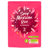 Sainsbury's Microwave Rice Spicy Mexican 250g Microwave rice Sainsburys   