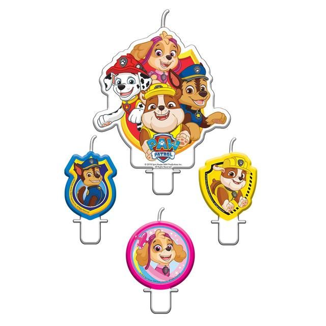 Paw Patrol Birthday Candles