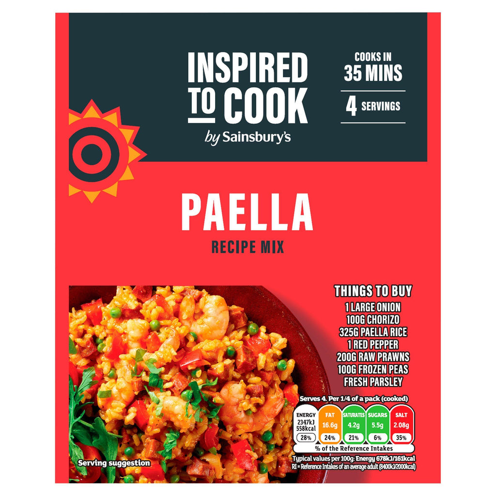 Sainsbury's Paella Recipe Mix, Inspired to Cook 30g