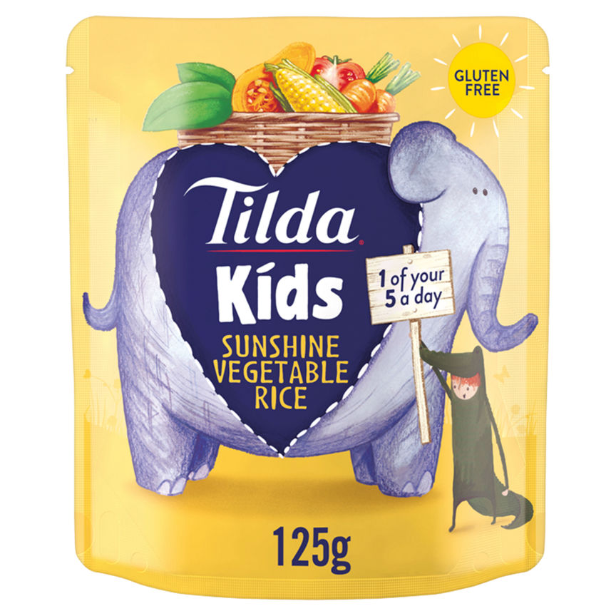 Tilda Kids Sunshine Vegetable Rice Rice, Pasta & Noodles ASDA   