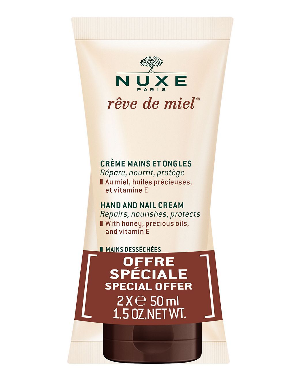 Reve de Miel Hand Cream Duo Shower, Bath & Hand Hygiene M&S   