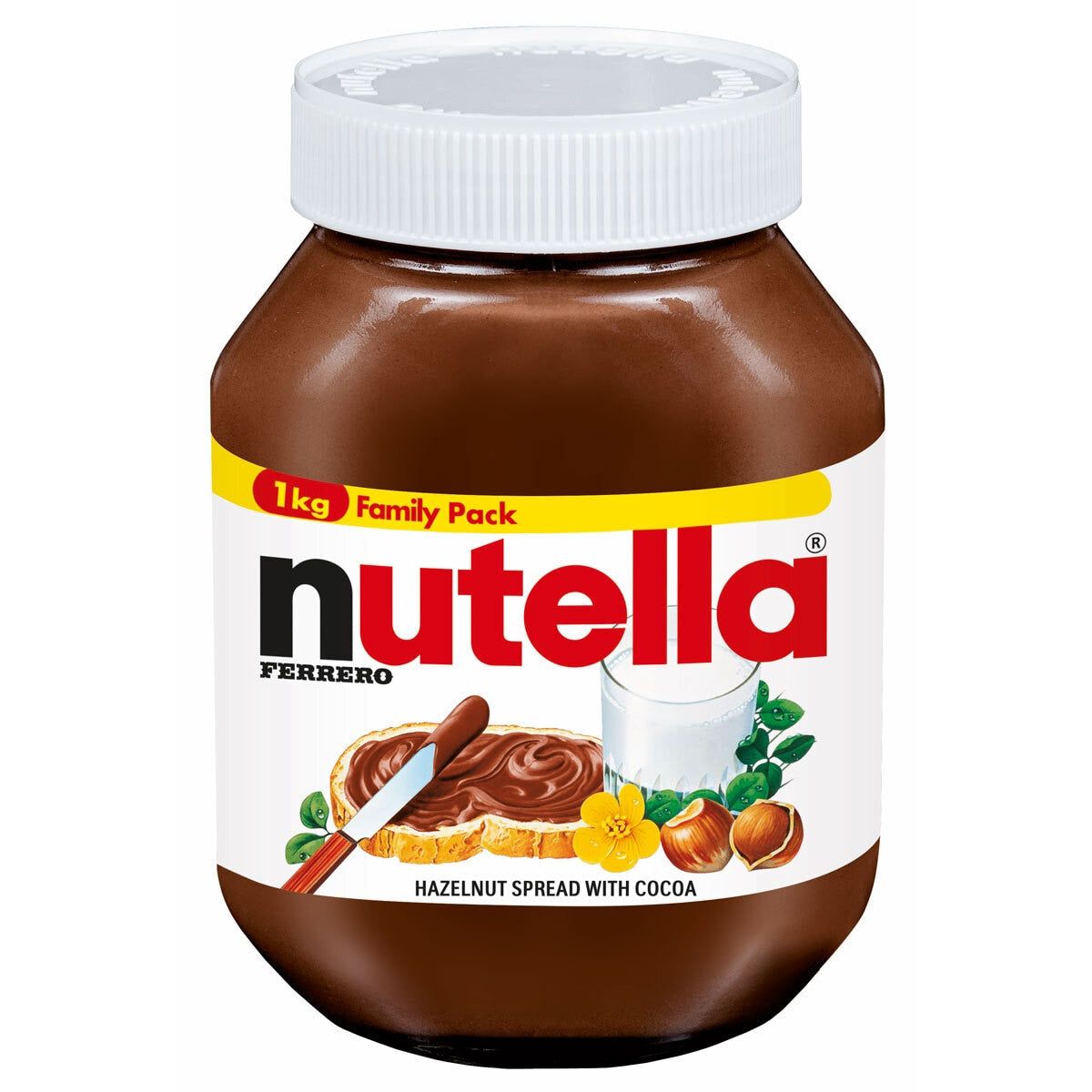 Nutella Hazelnut Spread, 1kg GOODS Costco UK