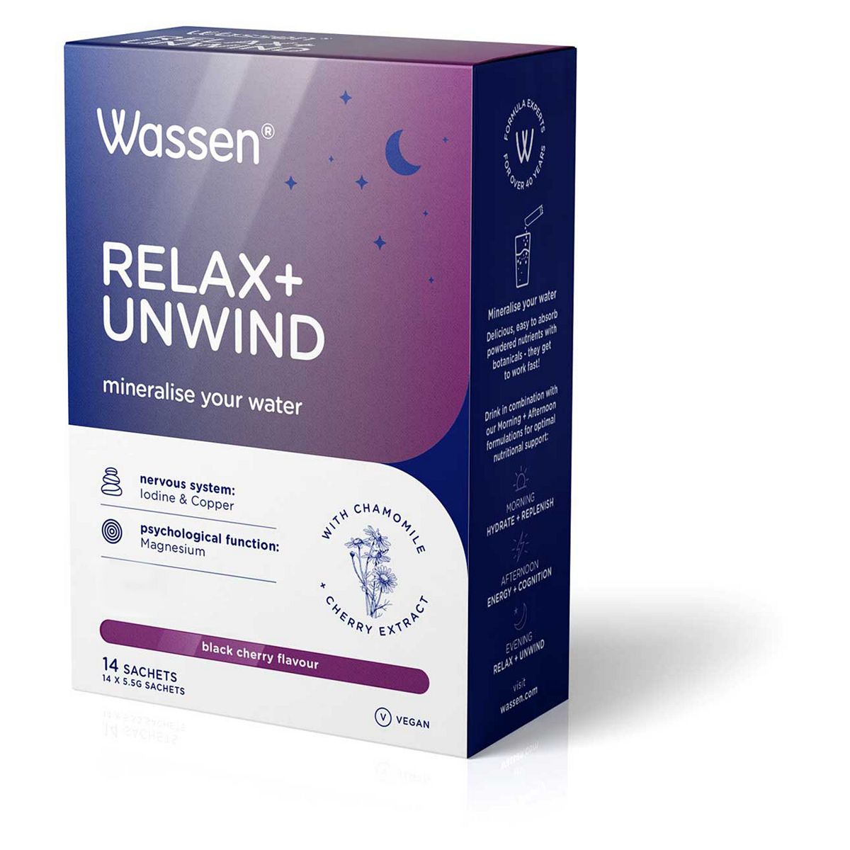 Wassen Relax & Unwind Black Cherry Sachets 5.5g 14s GOODS Boots   