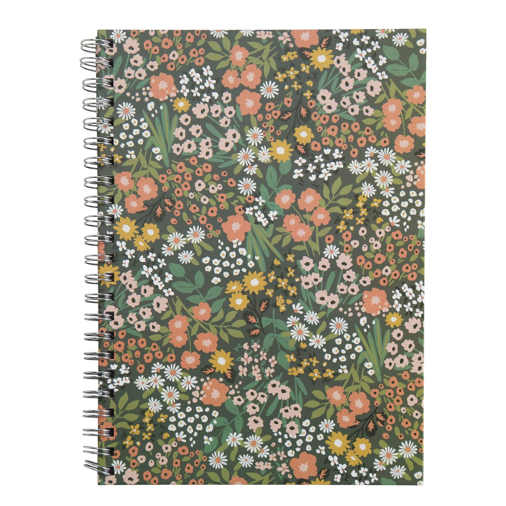 Sainsbury's Home Floral Wiro Notebook A4