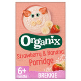 Organix Strawberry & Banana Organic Baby Weaning Porridge 6 months+ 120g GOODS Sainsburys   