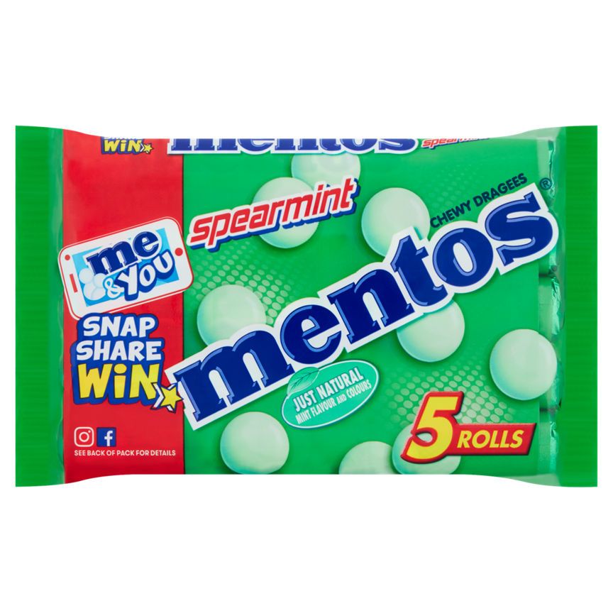 Mentos Chewy Spearmint Sweets Multipack