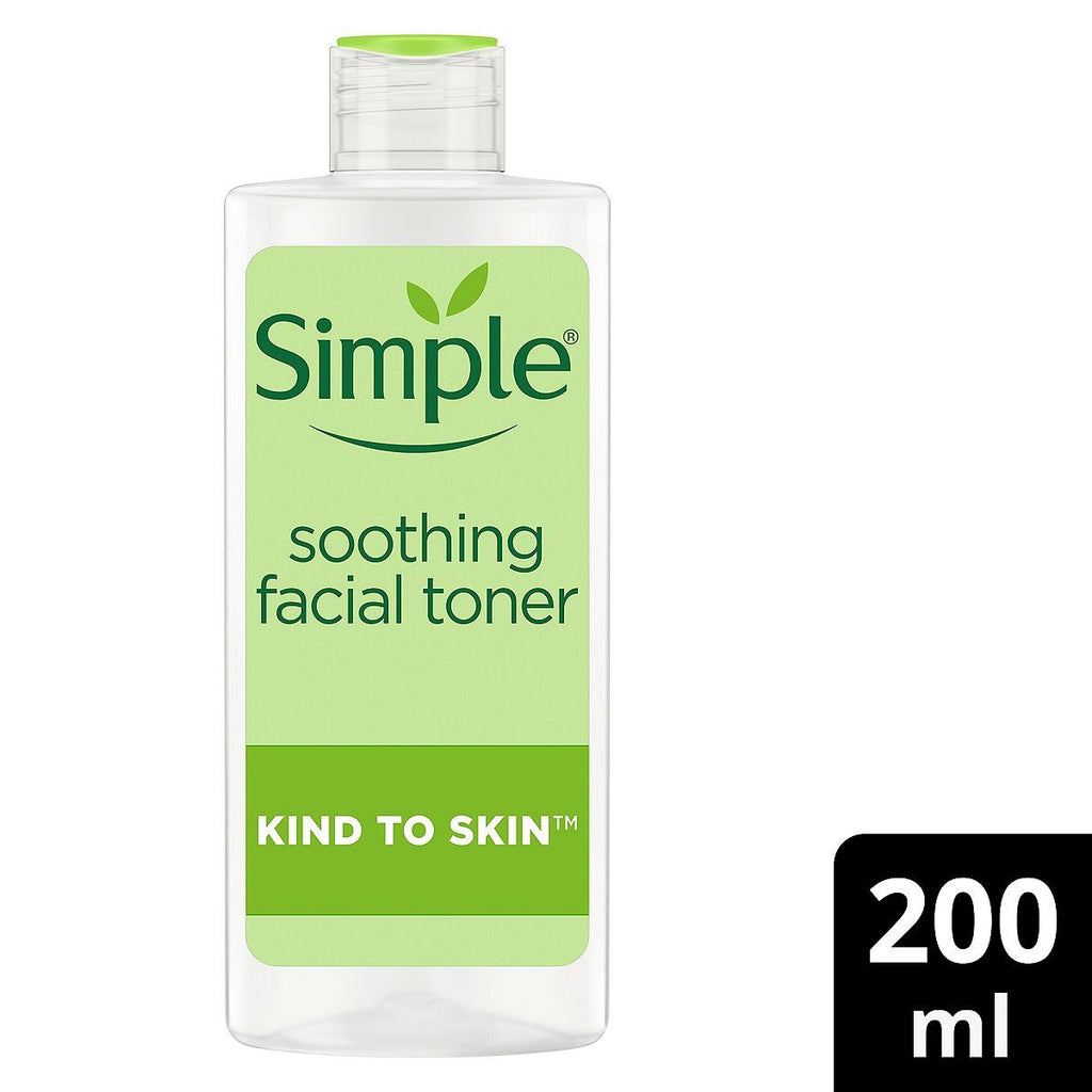 Simple Kind to Skin Alcohol Free Soothing Facial Toner 200ml