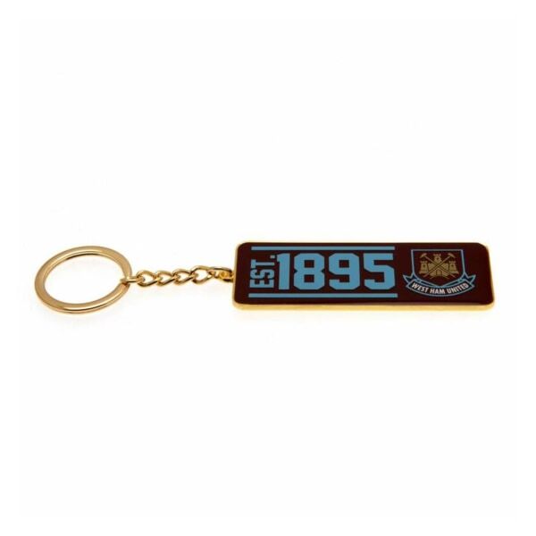 West Ham United FC Established Keyring