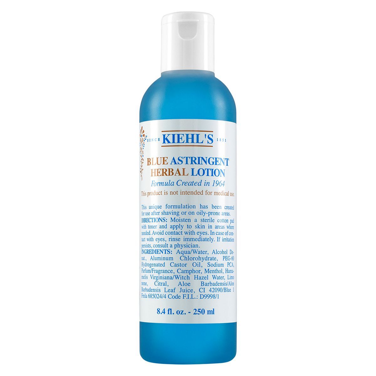 Kiehl's Blue Astringent Herbal Lotion 250ml GOODS Boots   