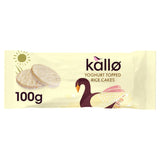 Kallo Yoghurt Topped Rice Cakes