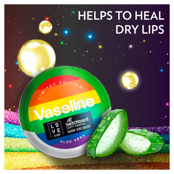 Vaseline Limited Edition Pride Lip Tin Aloe Vera 20g