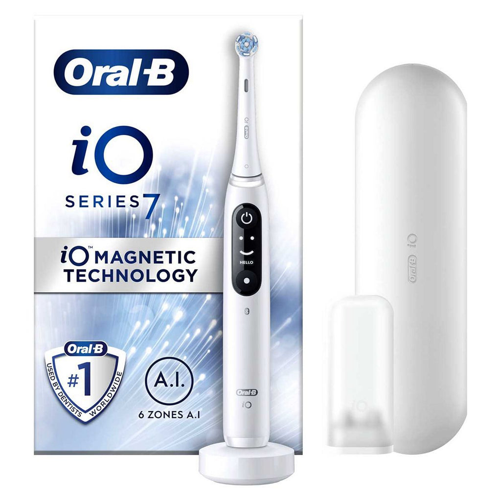 Oral-B iO7™ Electric Toothbrush - White Alabaster