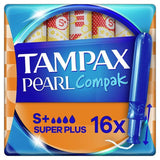 Tampax Pearl Compak Super Plus Tampons With Applicator x16 Women's Toiletries Boots   