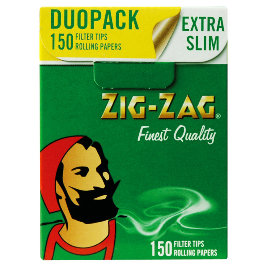 Zig-Zag Extra Slim 150 Filter Tips & Rolling Papers