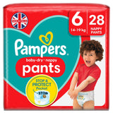 Pampers Baby-Dry Size 6 Nappy Pants Essential Pack Nappies & Wipes ASDA   