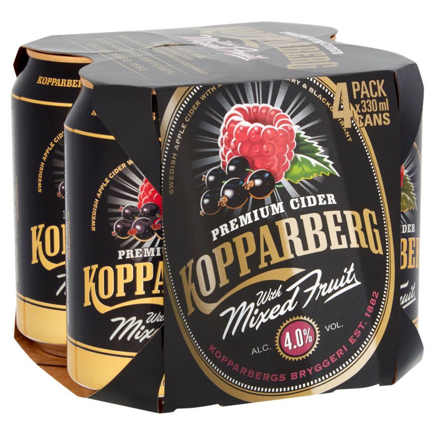 Kopparberg Premium Cider with Mixed Fruit