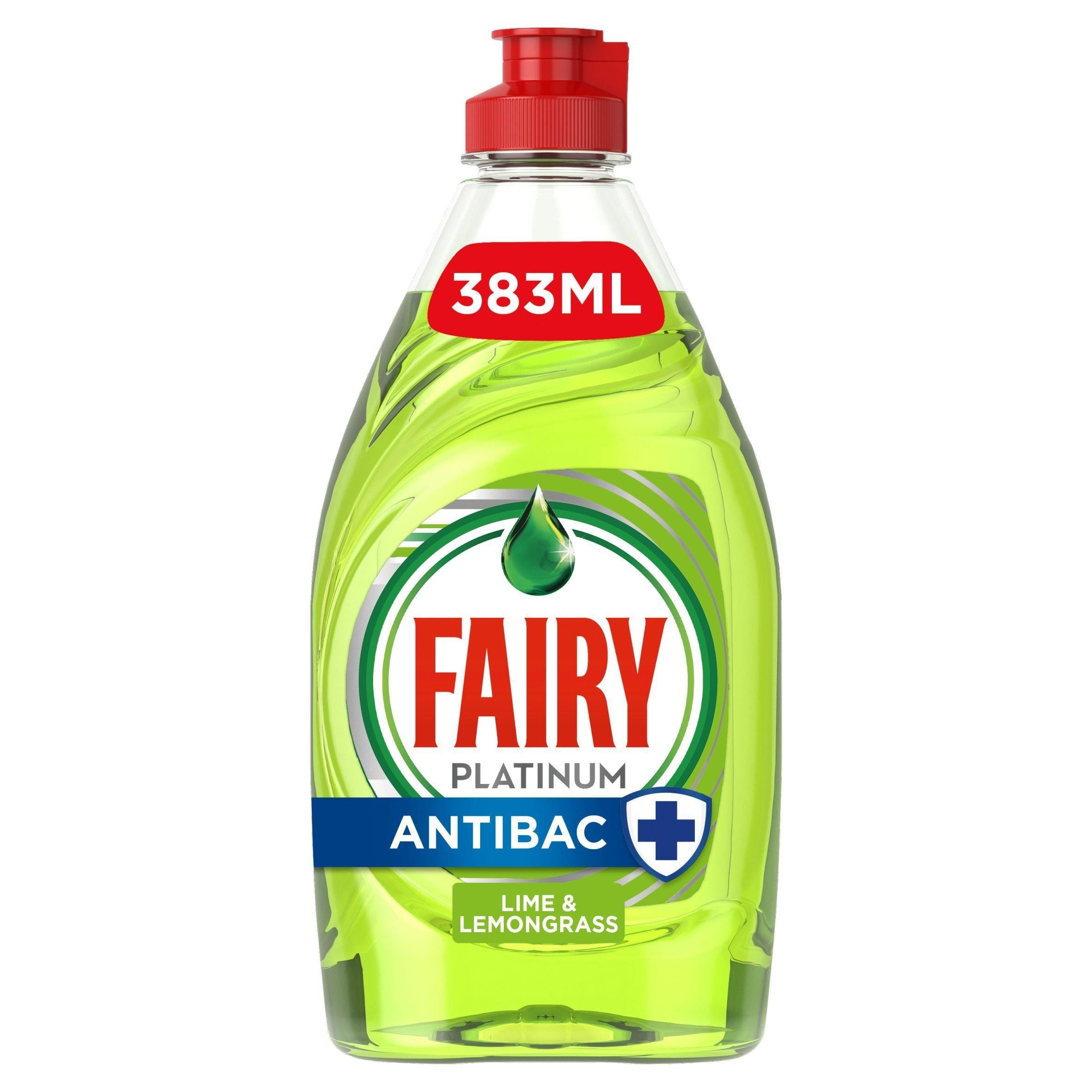 Fairy Antibacterial Lime &amp;amp; Lemongrass Washing Up Liquid 383ml