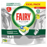 Fairy Automatic Dishwasher Tablets Platinum Lemon   115 per pack