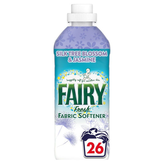 Fairy Fabric Conditioner Silk Tree Blossom & Jasmine 26 Washes, 858L