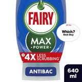 Fairy Max Power Antibac Washing Up Liquid   640ml