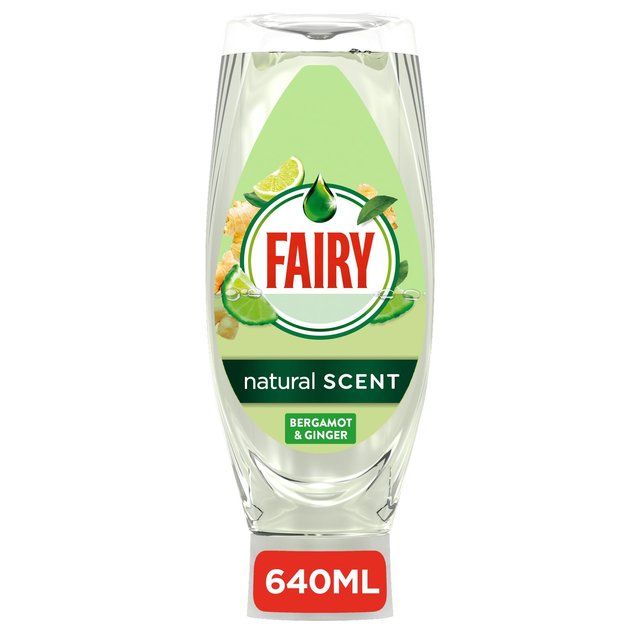 Fairy Max Power Ginger &amp;amp; Bergamot Washing Up Liquid   640ml