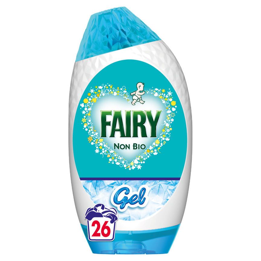 Fairy Non Bio Detergent Gel,26 Washes 858 ml, Sensitive skin