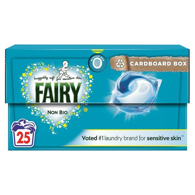 Fairy Non Bio Pods Washing Capsules For Sensitive Skin 25 Washes   25 per pack