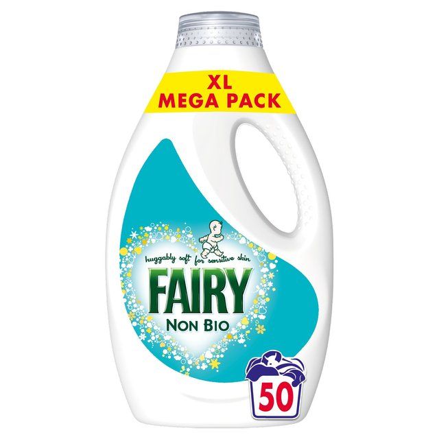Fairy Non Bio Washing Liquid for Sensitive Skin 50 Washes   1.65L