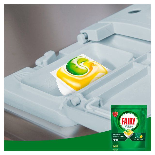 Fairy Original All In One Dishwasher Tablets Lemon   58 per pack