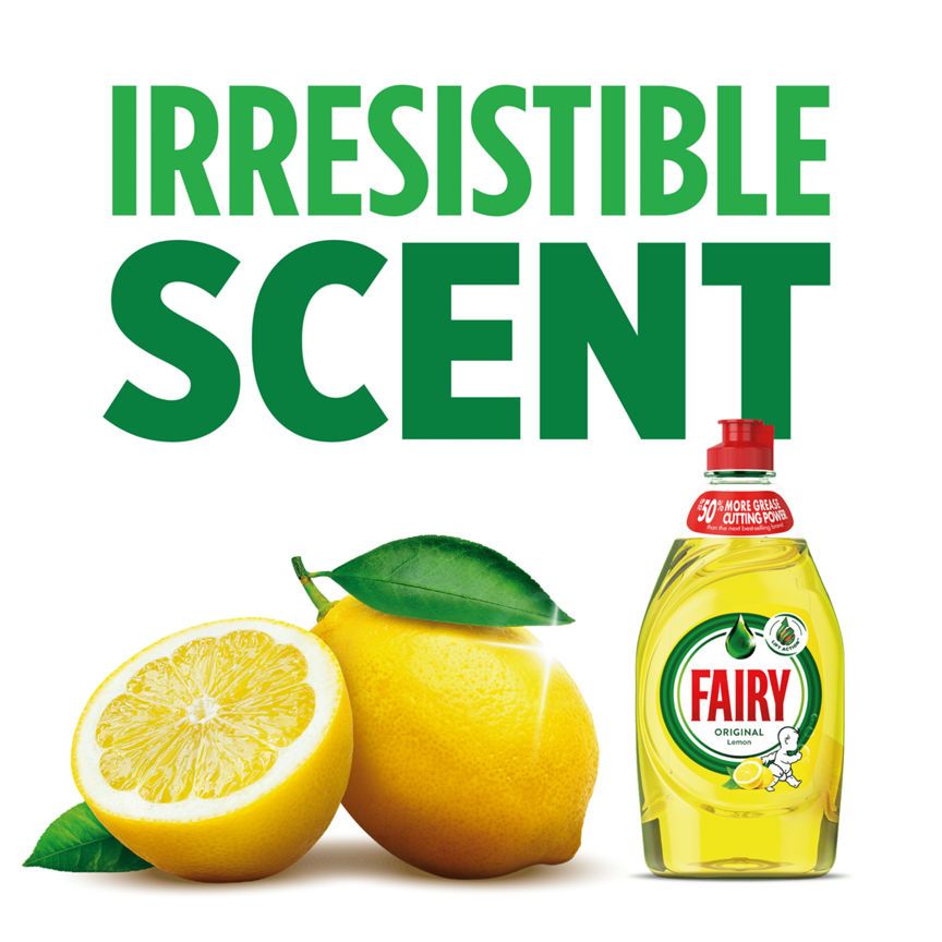 Fairy Original Washing Up Liquid Lemon with LiftAction