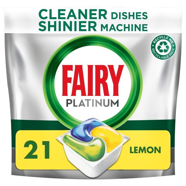 Fairy Platinum All in One Original Dishwasher Tablets   21 per pack