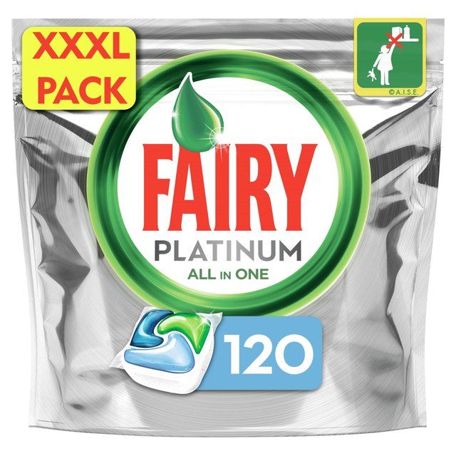 Fairy Platinum All in One Original Dishwasher Tablets (Box)   5 x 24 per pack