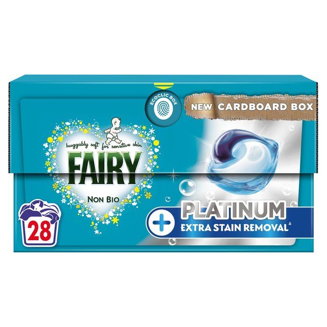 Fairy Platinum Non Bio Pods Washing Capsules 29 Washes   29 per pack