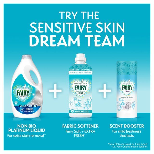 Fairy Platinum Non Bio Washing Liquid 63 Washes   2079ml
