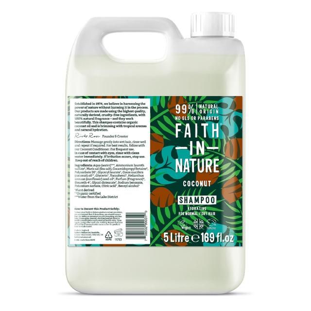 Faith in Nature Coconut Shampoo   5L