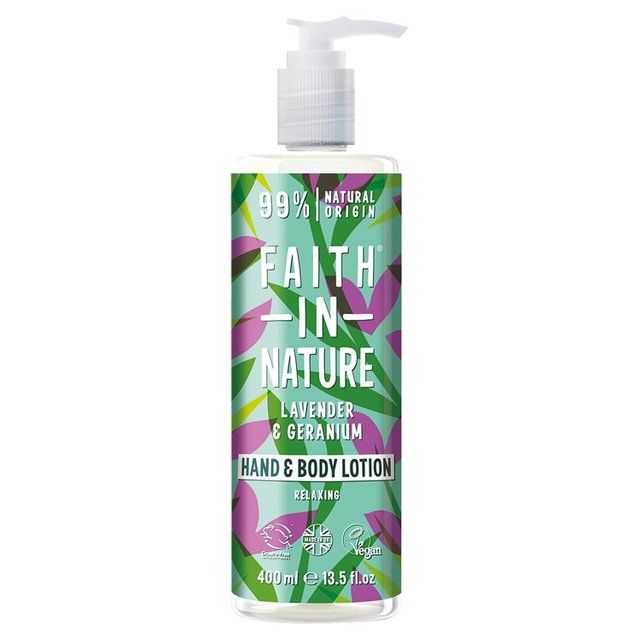 Faith in Nature Lavender &amp;amp; Geranium Hand and Body Lotion   400ml