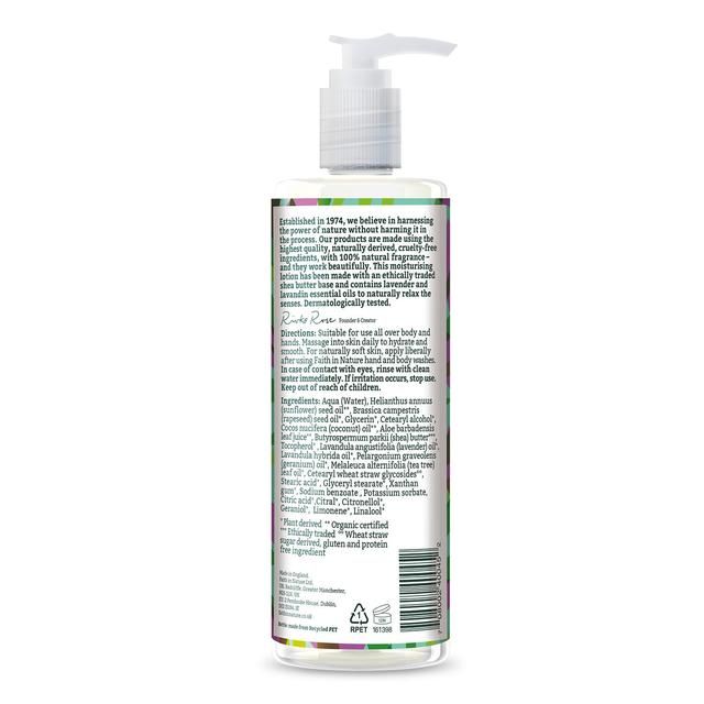 Faith in Nature Lavender & Geranium Hand and Body Lotion   400ml