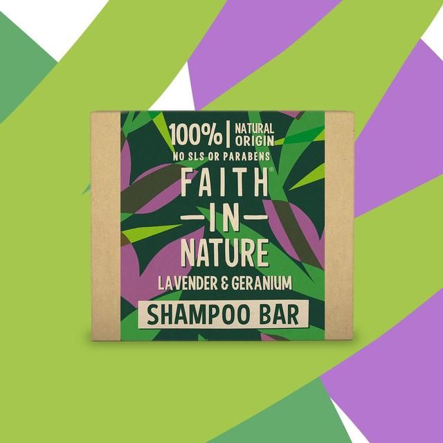 Faith in Nature Lavender &amp;amp; Geranium Shampoo Bar   85g