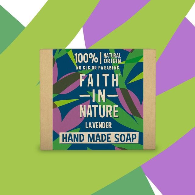 Faith in Nature Lavender Pure Hand Made Soap Bar   100g